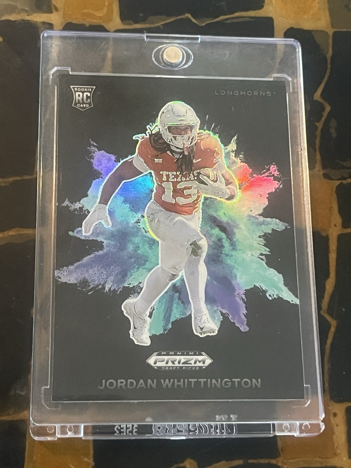 2024 Panini Prizm Draft Picks - Black Color Blast Jordan Whittington #CB-22 (RC)