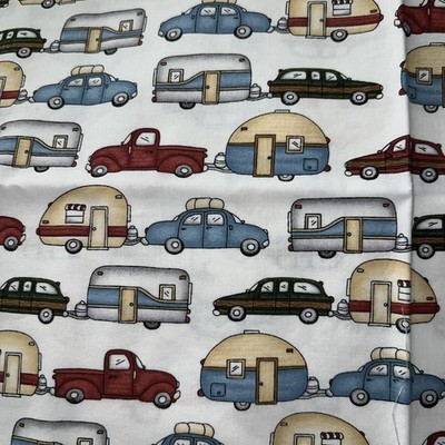 Kris Lammers Maywood Studio ARE WE THERE YET Fabric Outdoor Camping 1yd