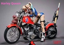 Figura moto Harley Quinn incluida escala 1/10 Harley Queen