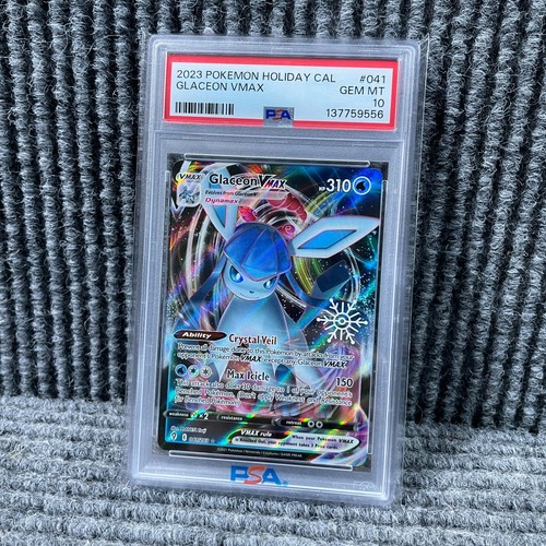 Glaceon VMAX graded PSA 10 for sale on eBay