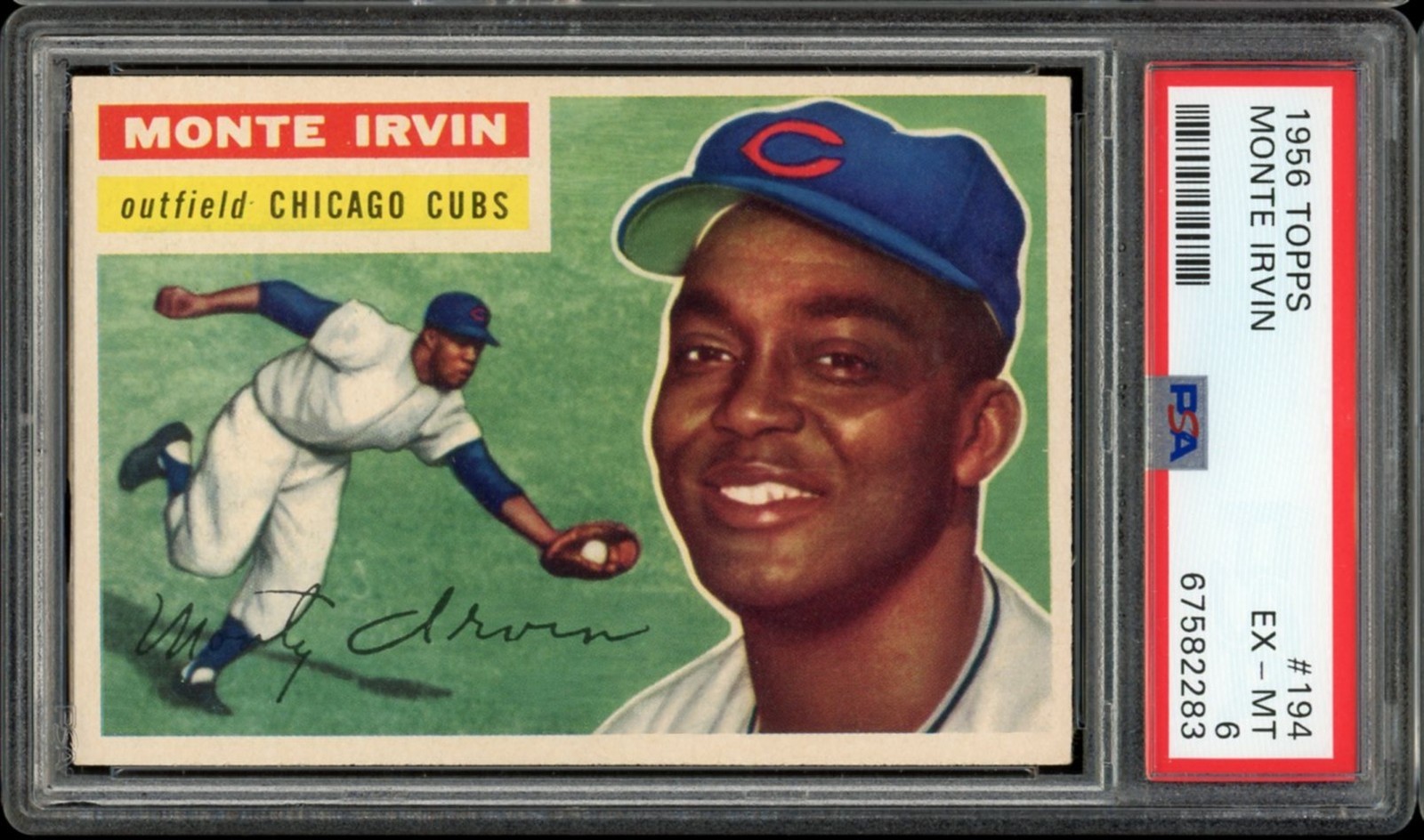 1956 Topps Baseball #194 Monte Irvin PSA 6