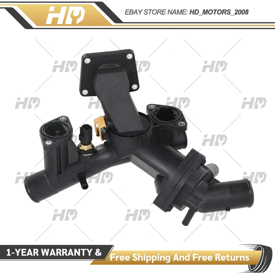 Conjunto de carcaça termostato para Land Rover LR3 Range Rover Sport 06-09 4.4L V8 - Imagem 4 de 4