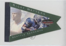 1998 Playoff Contenders Pennants Green Ricky Watters #89 3c7