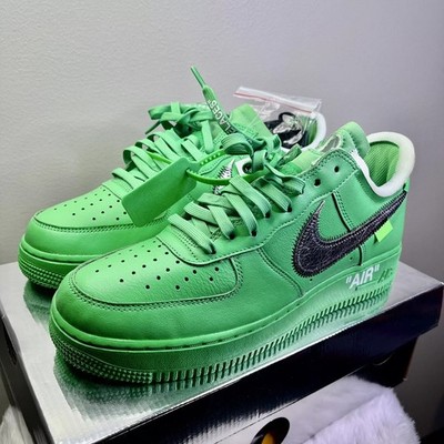 Nike Air Force 1 Low Off-White Brooklyn Green US 8.5 DS Authentic Virgil
