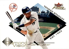 2001 Fleer Focus Diamond Vision #1DV Derek Jeter New York Yankees