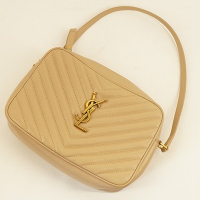 Camera Bag Saint Laurent Taupe Bag Lou Medium Yves Saint Laurent