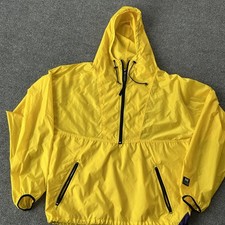 Helly Hansen Jacket Mens Medium Yellow Hooded...