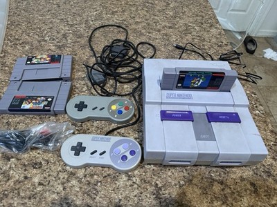 Super Nintendo SNES + Original Control + 3 original Games