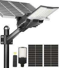 Ofuray OL-8000W Solarleuchte 92 LED 6500K IP67 Wandmontage Außen Straßenlaterne