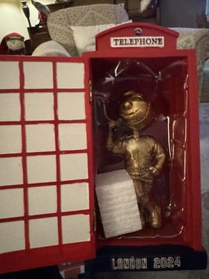 2024 MR. MET BOBBLEHEAD LONDON SERIES PHONE BOOTH NEW YORK METS CITI FIELD SGA