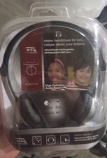 Cyber Acoustics ACM-7000 Headband 3.5mm Audio Jack Headphones - Black/Gray - NEW