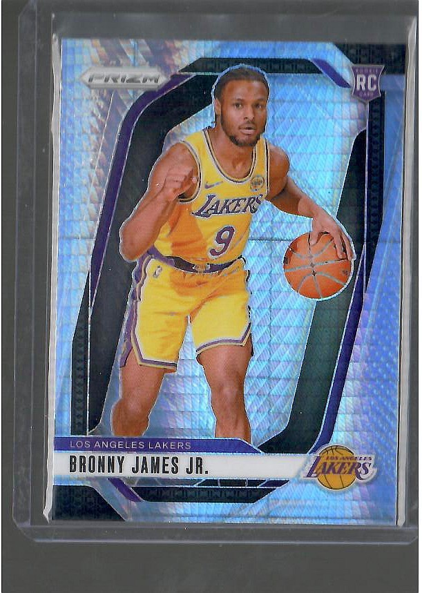 2024-25 Panini Prizm Bronny James Jr. #243 RC Rookie Hyper