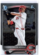 Mason Neville (RC) 1st Rookie Chrome 2025 Bowman Draft BDC-109 (A97)