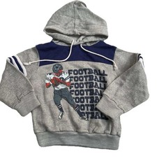 90s Vintage Boys  Dallas Cowboys Hooded Pullover Size 4