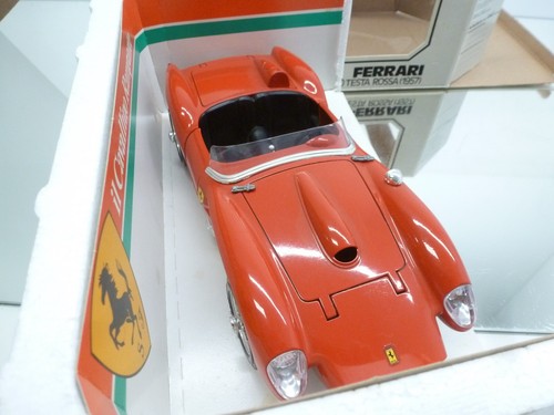 BBURAGO 3007 FERRARI 250 TESTAROSSA 1957 -VERY RARE BOX- RED 1:18 - GOOD IN BOX - Bild 8 von 9
