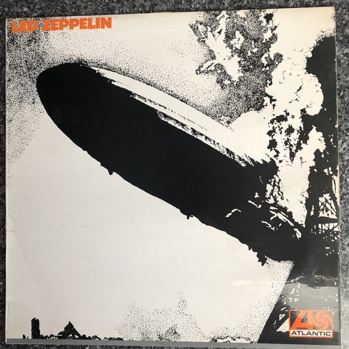 LP LED ZEPPELIN DEBUT ALBUM 588171 EARLY UK PRESS V6 ORANGE PURPLE LABEL EX-/EX - Picture 2 of 13