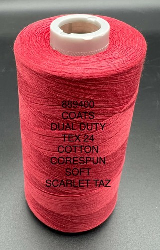 COATS Dual Duty / Epic - Cotton / Poly Corespun 6000yd/5486mtr Cone Industrial - Picture 25 of 44