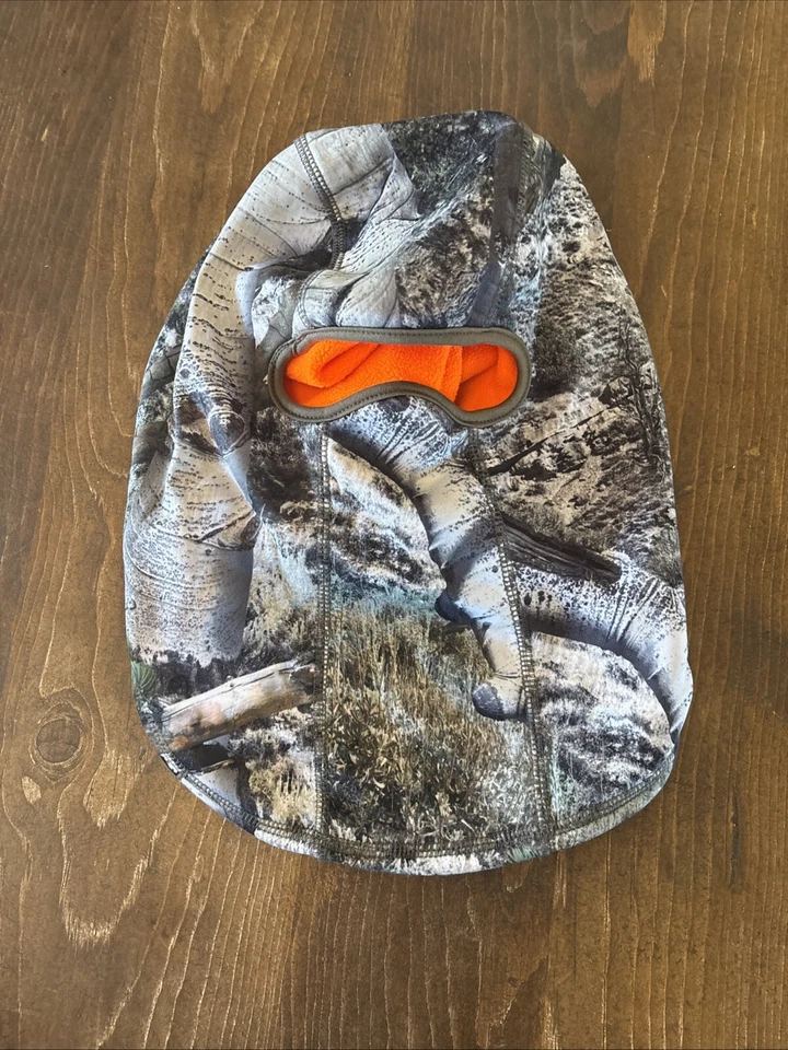 Huntworth Camo Beanie Full Face Mask Fleece Lined Hat Hood Hunting Head Cover - Image 4 of 4
