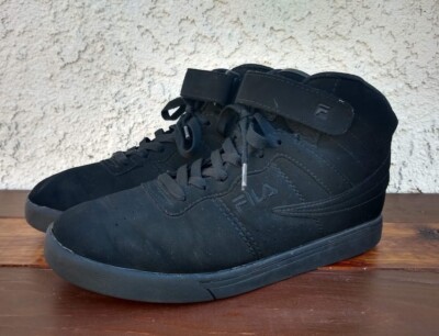 Fila Vulc 13 Women 6.5 Sneaker Black High Top Lace Up Basketball Suede Sneaks 
