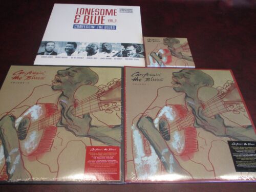 CONFESSIN THE BLUES VOLUMES 1 & 2 + LONESOME & BLUE VOLUME 3 WITH 75 TRACKS SET - 第 1/1 張圖片
