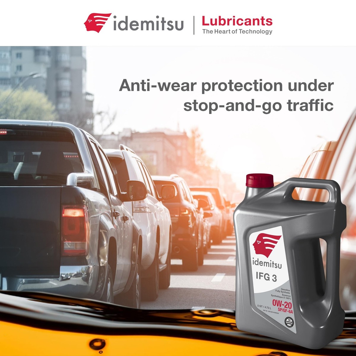 Idemitsu 30015203-95300C020 IFG 3 0W-20 Full Synthetic Motor Oil 5