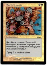 Magic Urza's Legacy 1999: #13/143 Martyr's Cause Uncommon Foil TCG Card Unplayed