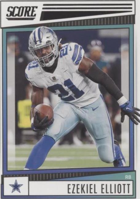 2022 Score Ezekiel Elliott #223 - 1 of 2