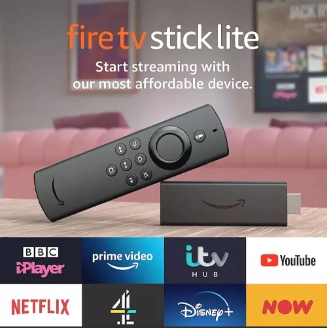 Amazon Fire TV Stick Lite HD-Streaming-Gerät – Sport/Filme etc nagelneu