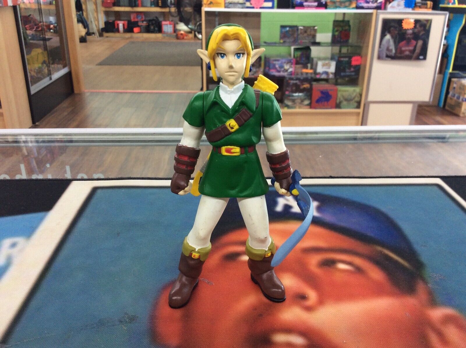 Vintage BD&A  Legend of Zelda Ocarina of Time Link Action Figure Used See Pics!