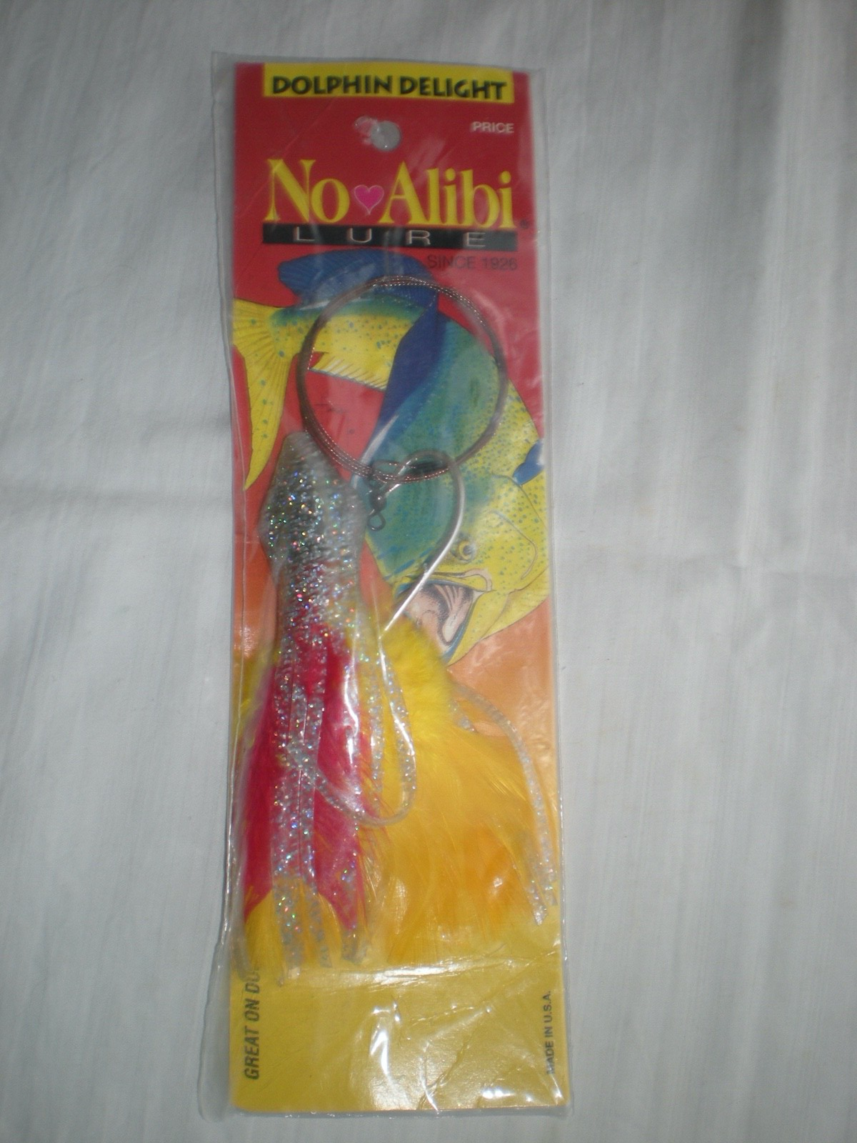 No Alibi Dolphin Delight Trolling Lure C&H 5in 1.5oz Rigged Ready New