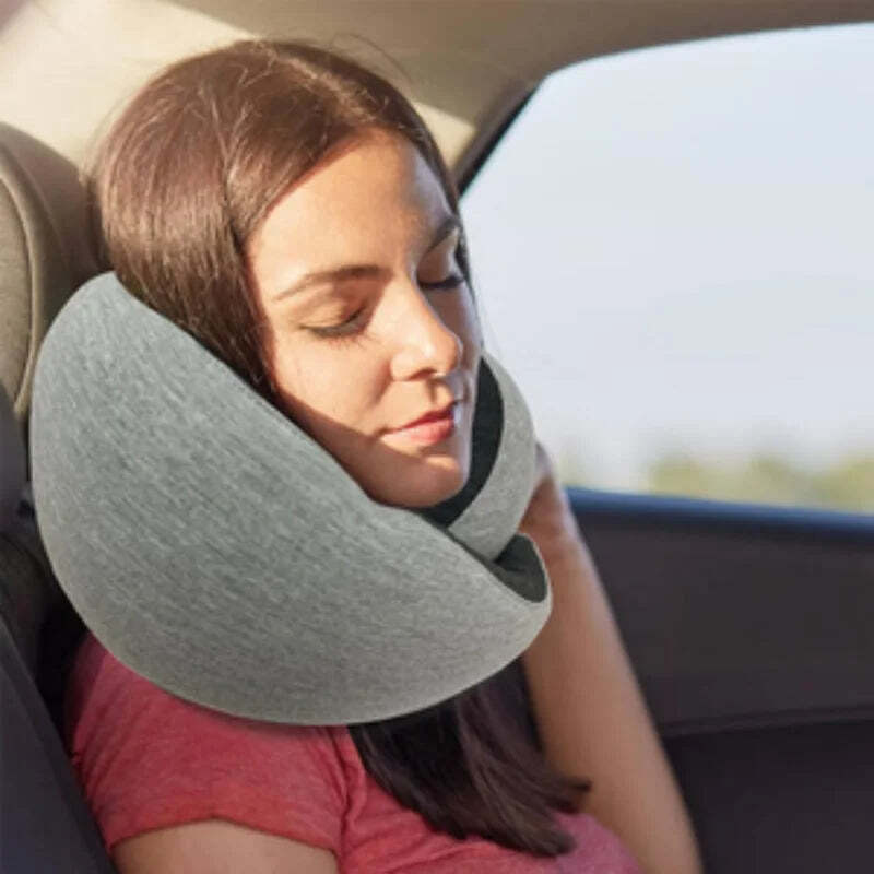 Durable U-Shaped Travel Neck Pillow for Comfortable Portable Rest-image