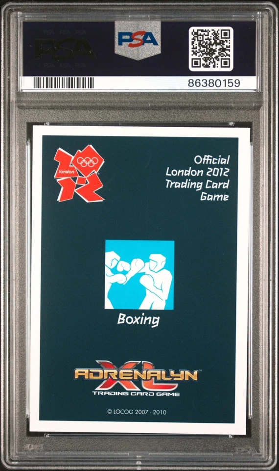 2012 Panini Adrenalyn XL Anthony Joshua Rookie RC #96 PSA 8 Boxing Olympics GB - Image 3 of 3