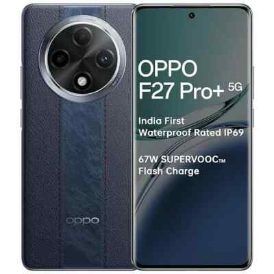 OPPO F27 Pro+ 5G (Midnight Navy, 8GB RAM, 128GB Storage) | 6.7'' FHD+ AMOLED Disp