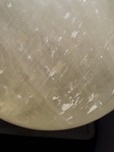 Enorme Dorato Verde Selenite Sfera - Foto 11 di 12