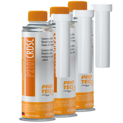 ProTec CR-Dieselsystemreinigung & -schutz Kraftstoffsystem Diesel 3x 375ml P2101