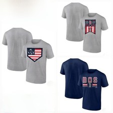 Boston Red Sox MLB Men's Majestic Pick Short Sleeve Distressed T-Shirts: S-2XL
