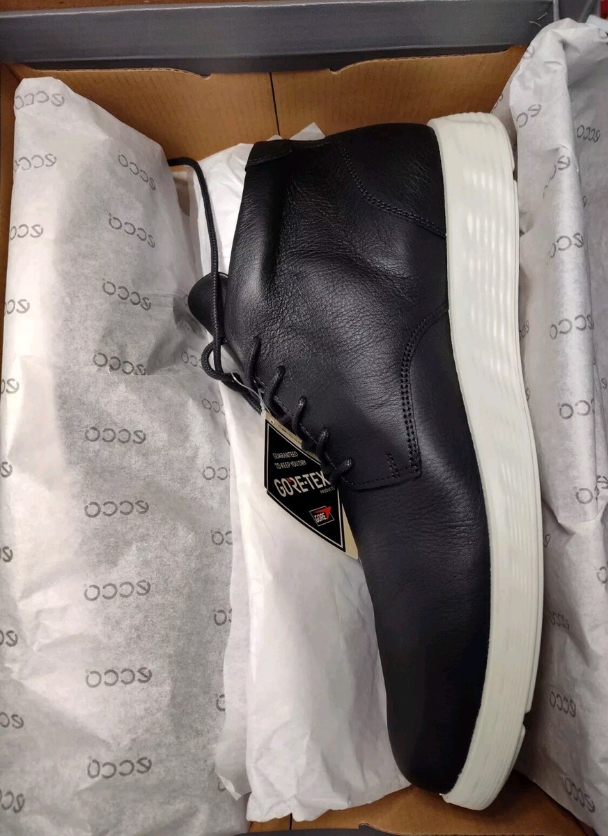 ECCO S Lite Hybrid Chukka Black Boot Gore-Tex Waterproof EU  display picture 1
