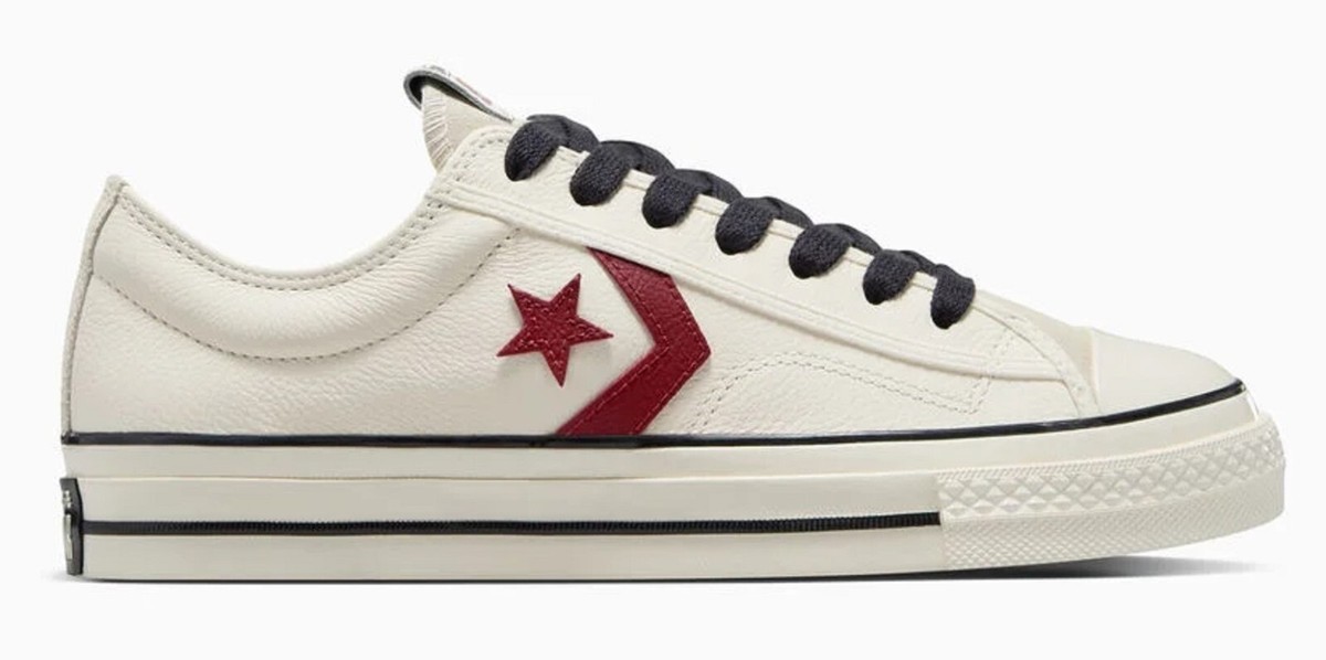 Converse Star Player 76 Leather Suede Low Top Sneakers Men's 3.5