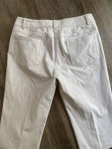 J. McLaughlin Slim Fit Stretch Jeans | Beige | Women’s Size 4 - Picture 8 of 9
