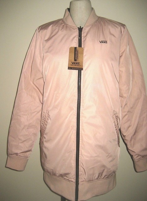 vans pink bomber jacket