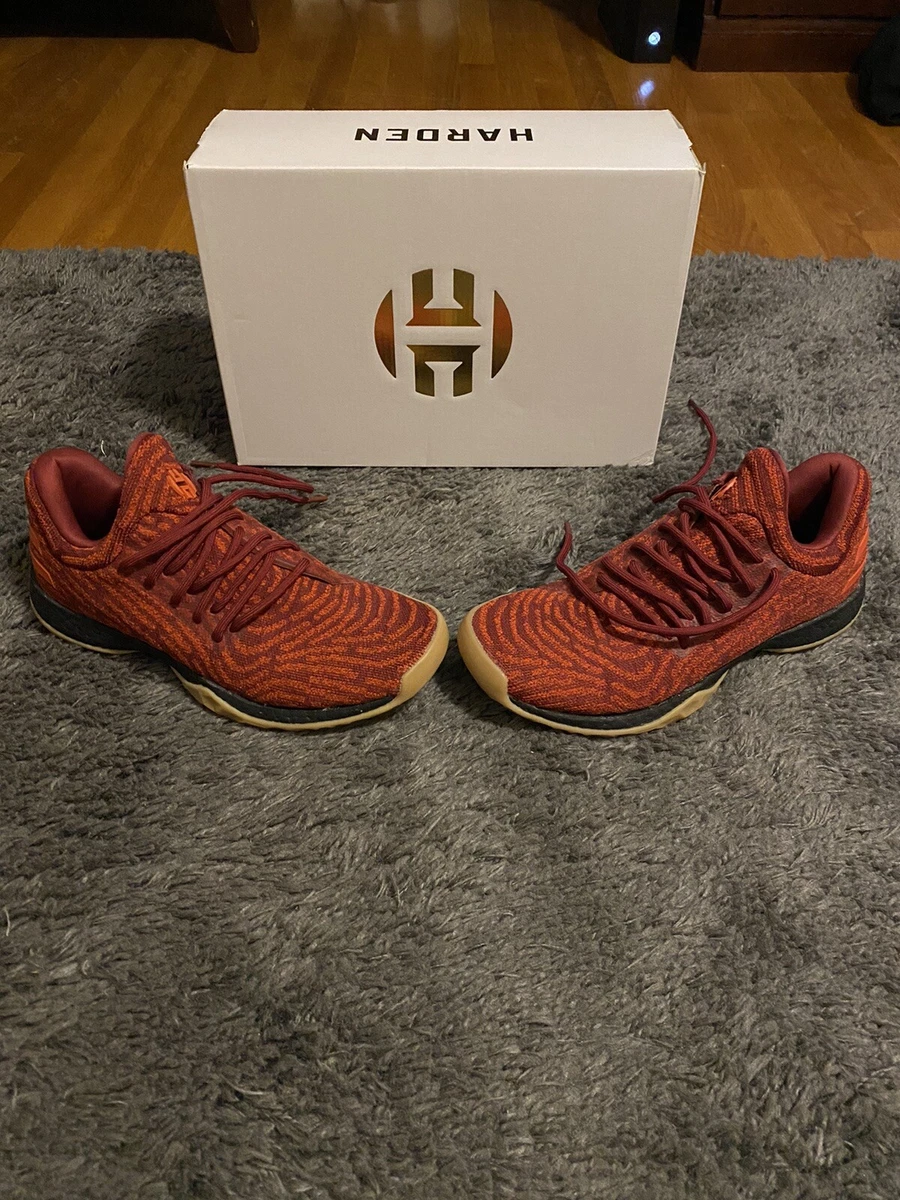 Adidas Harden Vol 1 Collegiate Burgundy Red Black Basketball