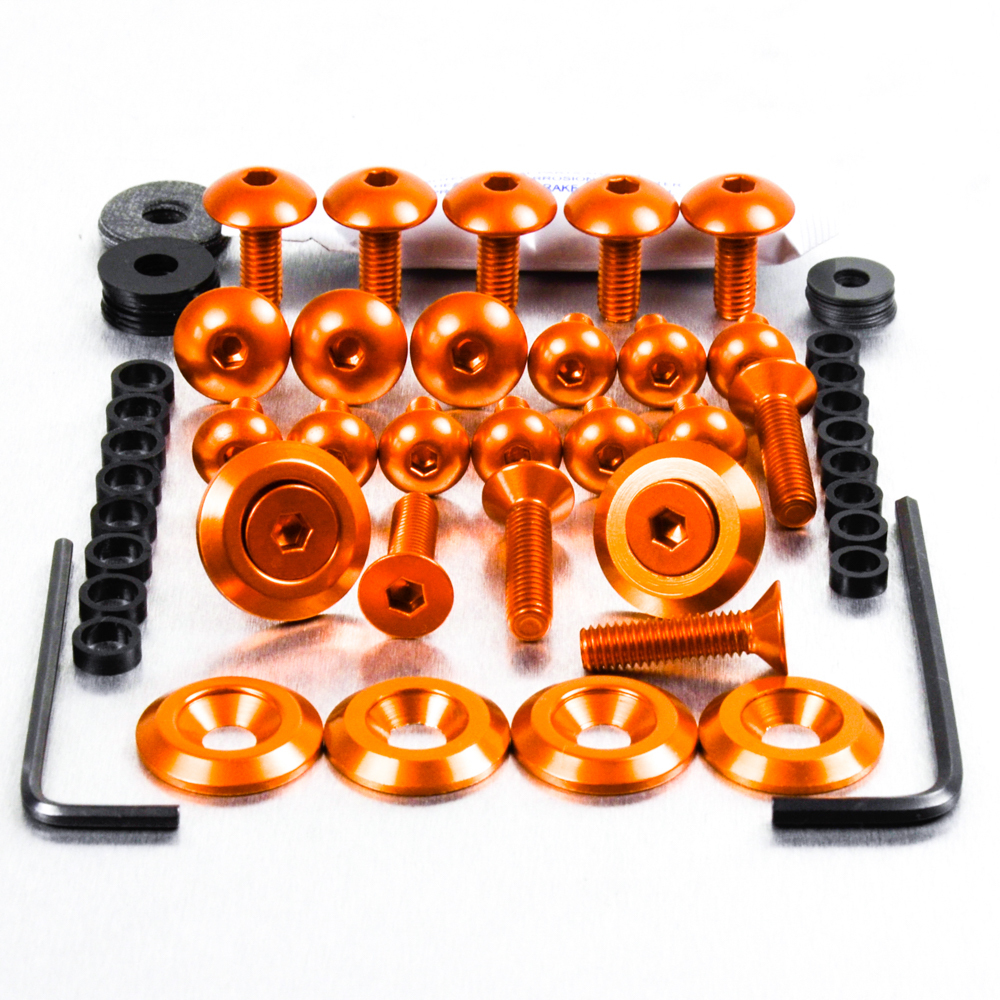 Aluminum Fairing Screw Kit ZX-7R P1-P7 Ninja 95-02 Orange | eBay