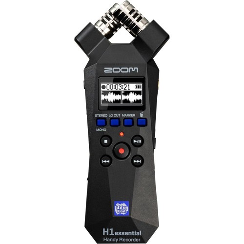 Zoom H1essential 2-Track Portable Recorder w/ SD Card, battery & Tripod Bundle - Picture 2 of 10