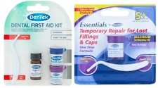 Dentek Dental First Aid Kit Temporary Dental Cement Tooth Filling Lost Fillings