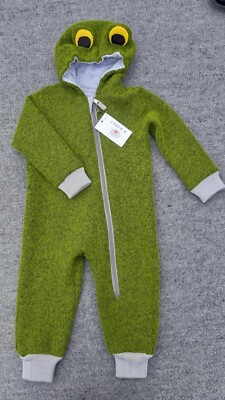 Wollanzug Overall Schurwolle gr. 92 Walkwolle