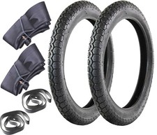 Set 2 x Reifen 18 x 3,00 18-3.00 + 2x Schlauc...