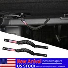 For Ford Bronco 2021+ 2/4Door Black Paracord Roll Bar Grab Handles Accessories