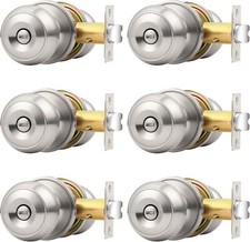 Probrico Brushed Nickel Interior Door Knobs, ...