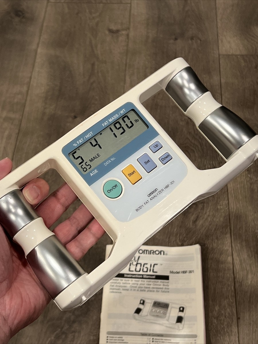 Analyseur de graisse corporelle Omron HBF-300 Body Logic Pro affichage numérique portable fonctionnel 73796003005 | eBay