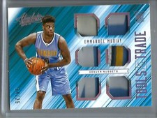 Emmanuel Mudiay 15/16 Panini Absolute TOTT Game Used Jersey Patch Rookie #14/25